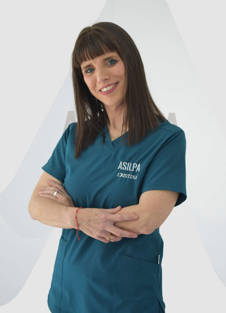 Cristina Martínez Recepcionista y atención al paciente en la Clínica dental ASILPA en Alicante.