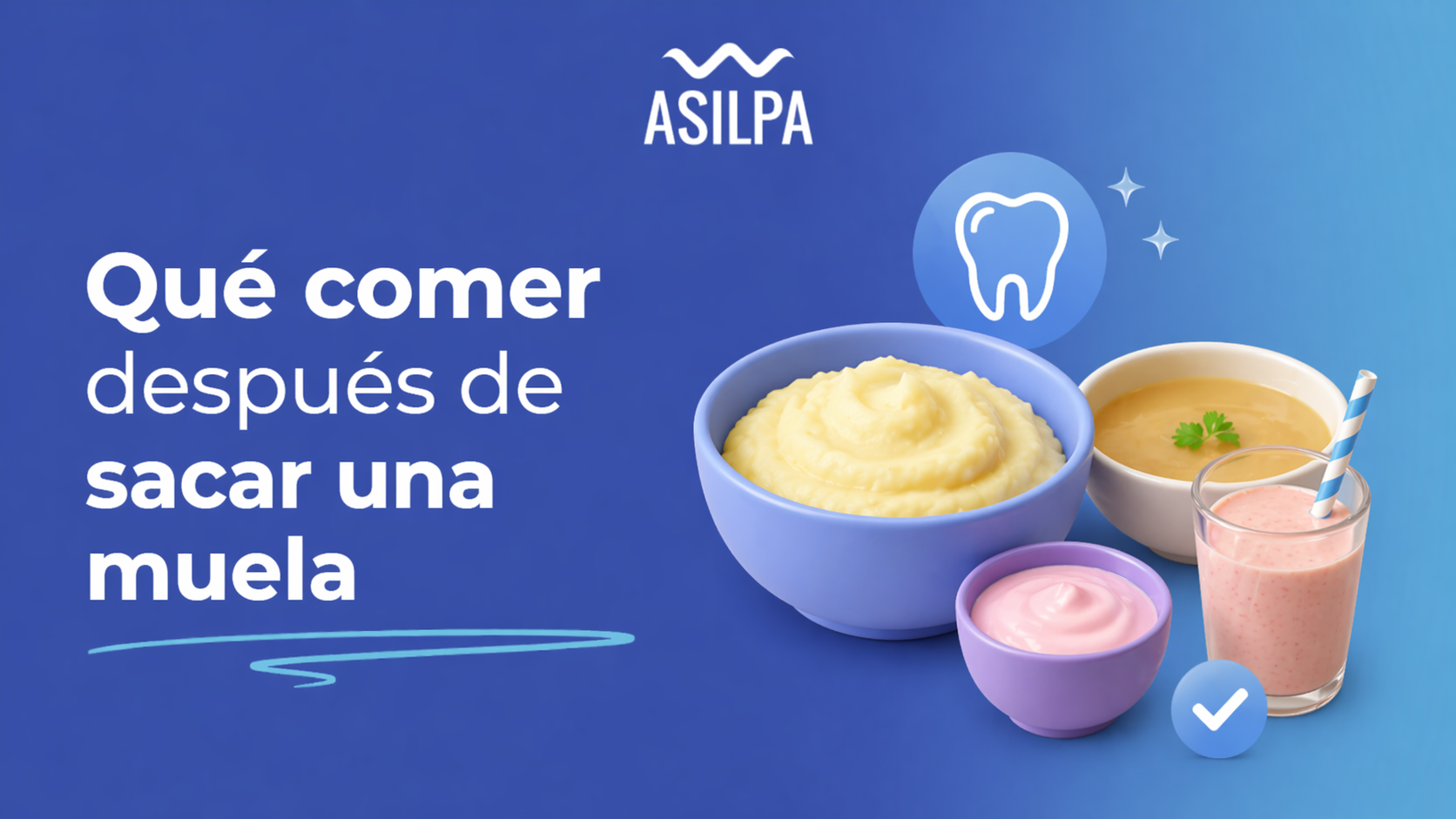 Qué comer después de sacar una muela