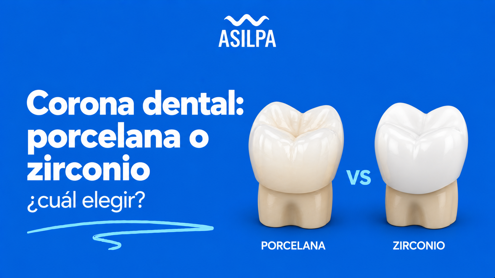 Corona dental: porcelana o zirconio ¿cuál elegir?