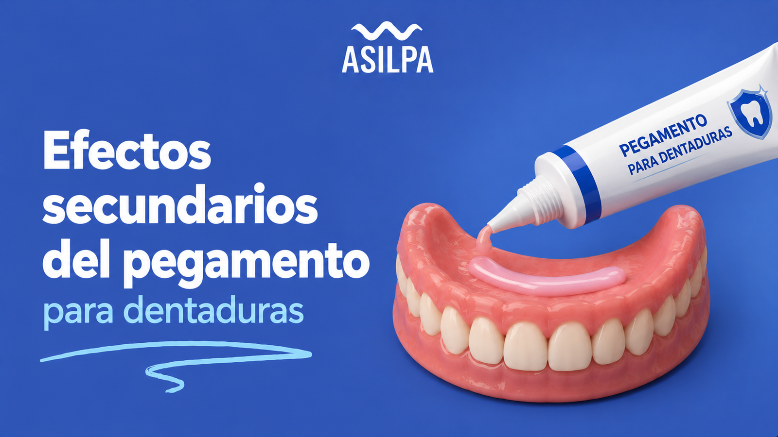 Efectos secundarios del pegamento para dentaduras