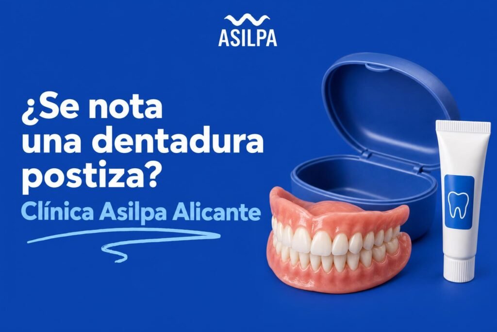 ¿Se nota una dentadura postiza? Clínica Asilpa Alicante