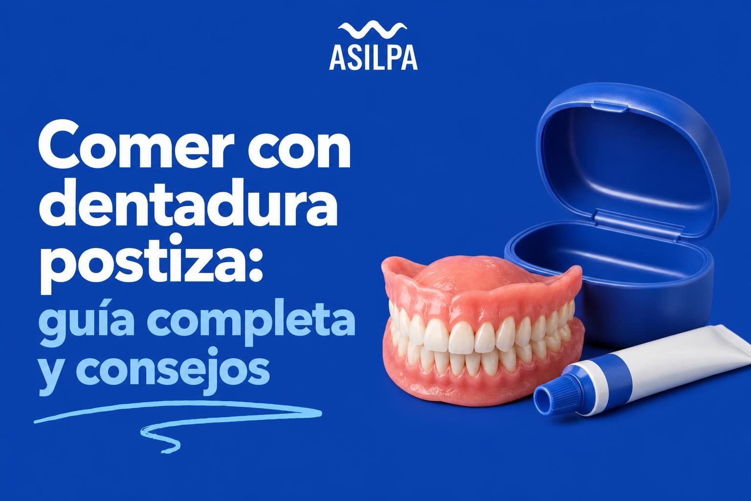 Comer con dentadura postiza: guía completa y consejos