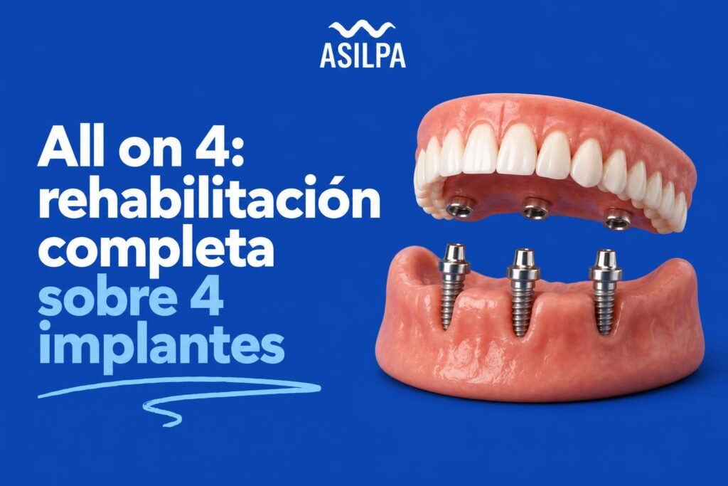 All on 4: rehabilitación completa sobre 4 implantes